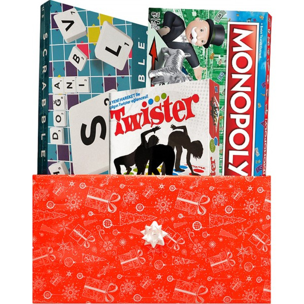 Mattel Scrabble Klasik Monopoly ve Twister Kutu Oyunu Oyun Takımları Fiyatı