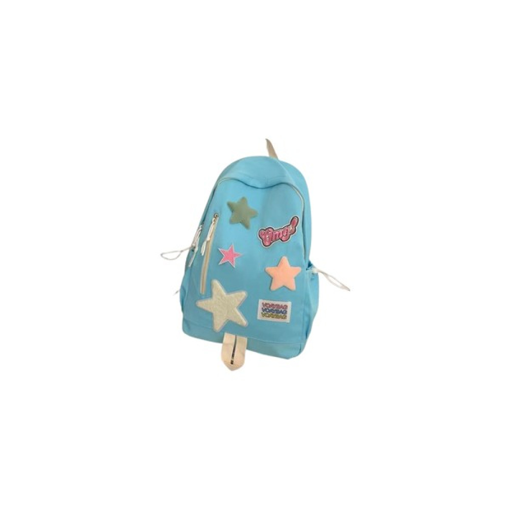 Matthewluc Popular Star Pattern Backpack For High School Students. - Mavi (Yurt Dışından) - High School, University Bag - 44×15×29cm Okul Çantası Fiyatı