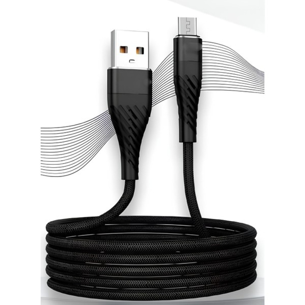 Matutech Örgü Sargılı USB To Type C Hızlı Şarj ve Data Transfer Özellikli Şarj Kablosu, 25 W USB C Kablo - Siyah Bilgisayar Çevirici ve Adaptörü Fiyatı