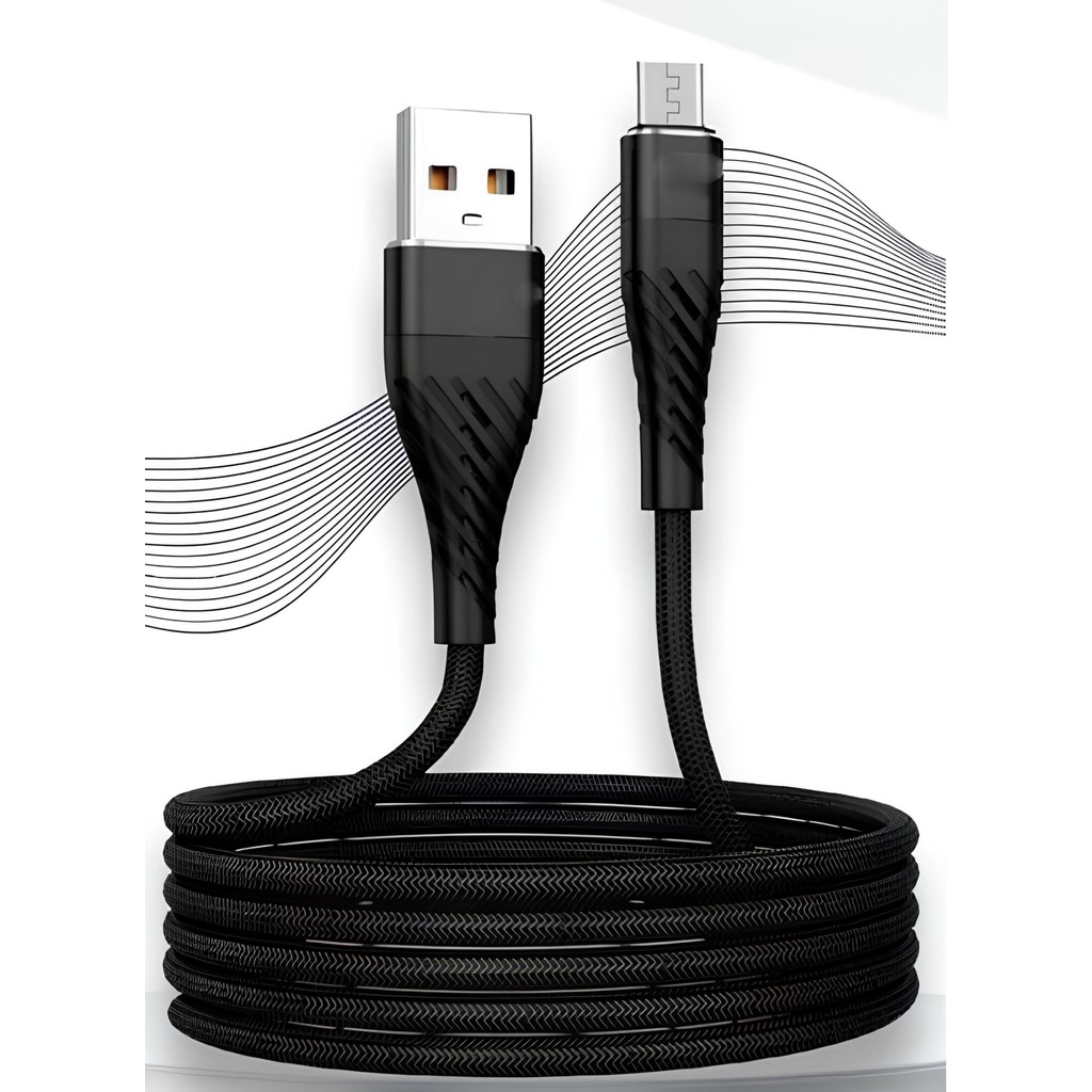 Matutech Örgü Sargılı USB To Type C Hızlı Şarj ve Data Transfer Özellikli Şarj Kablosu, 25 W USB C Kablo - Siyah Bilgisayar Çevirici ve Adaptörü Fiyatı