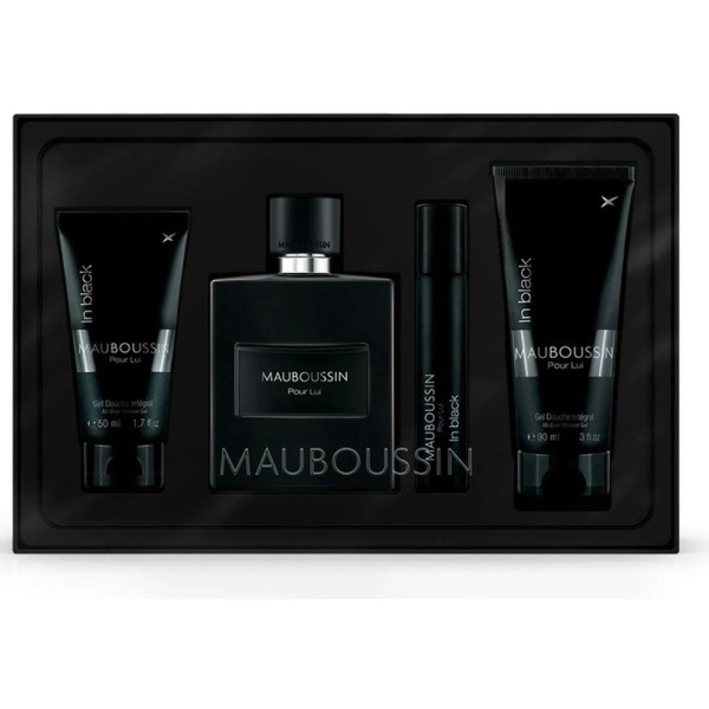 Mauboussin Pour Lui In Black Edp 100 Ml + Duş Jeli 90 Ml + Duş Jeli 50 Ml + Edp 20 Ml Erkek Parfüm Seti Erkek Parfümleri Fiyatı