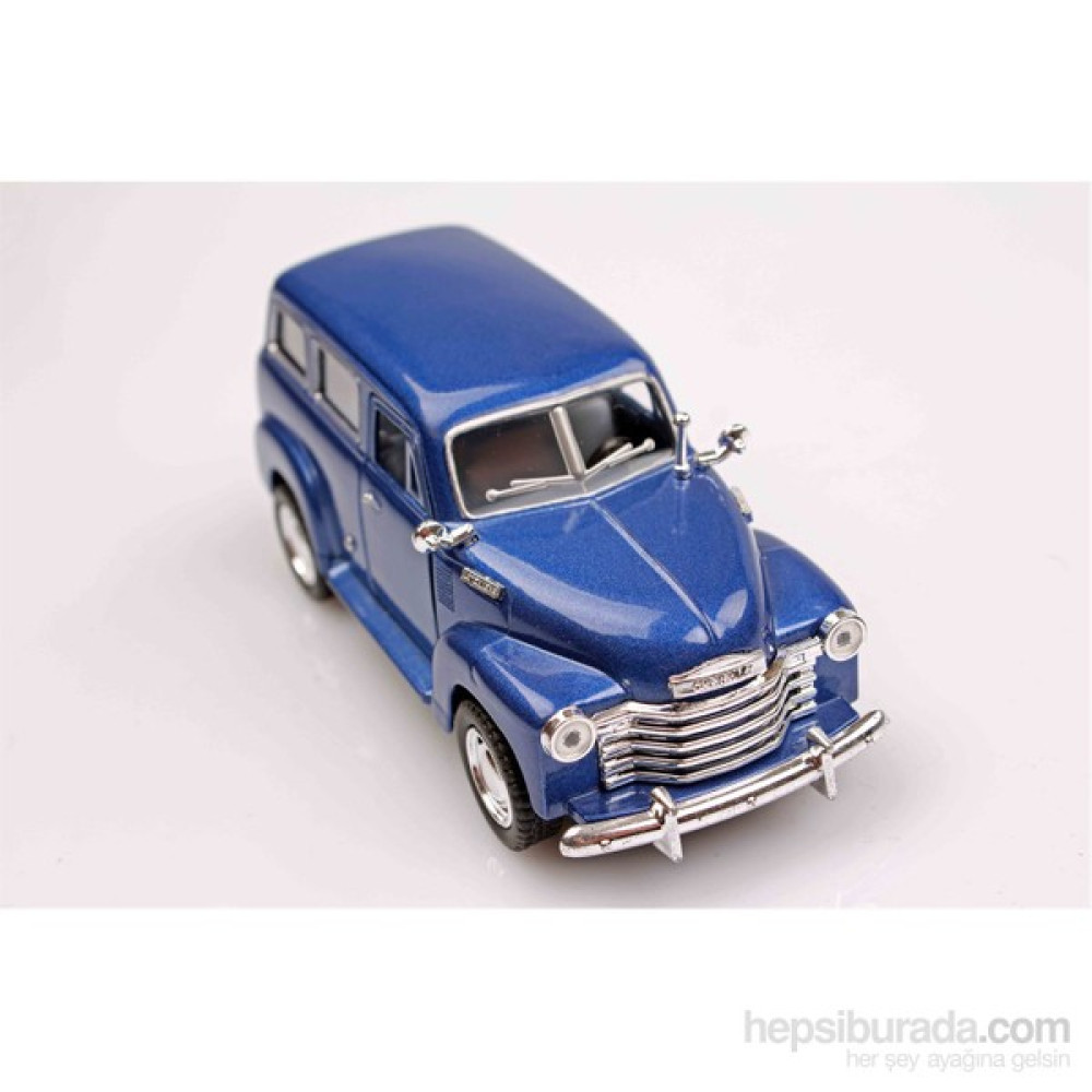 Mavi 1950 Chevrolet Suburban 1/36 Çek Bırak Die-Cast Model Araç Oyun & Hobi Fiyatı
