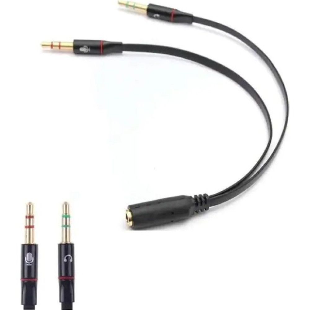 Mavi Ay Bilişim Kulaklık Mikrofon Birleştirici Kablo 3.5mm Dişi To 2 x 3.5mm Erkek Bilgisayar Çevirici ve Adaptörü Fiyatı