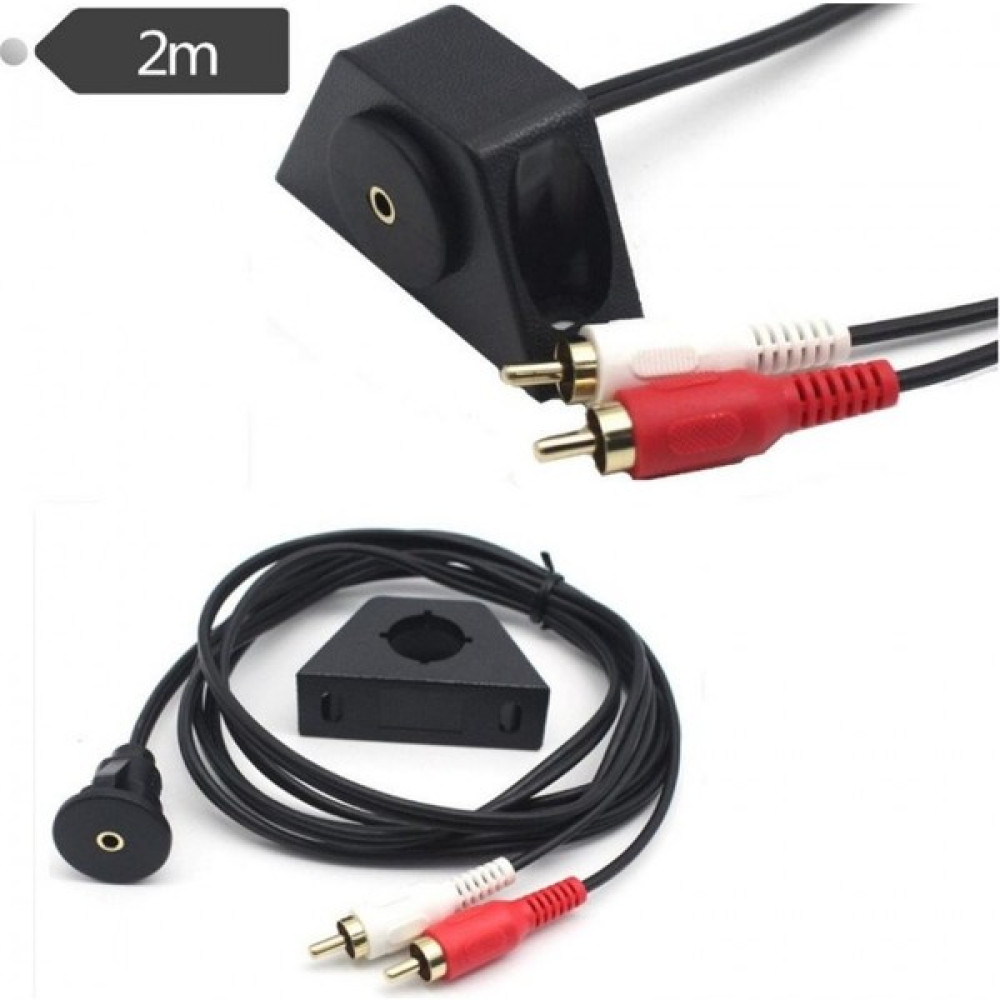 Mavi Ay Bilişim Panel Montajlı 2 Rca To 3.5 mm Uzatma Kablosu - 2metre Bilgisayar Çevirici ve Adaptörü Fiyatı