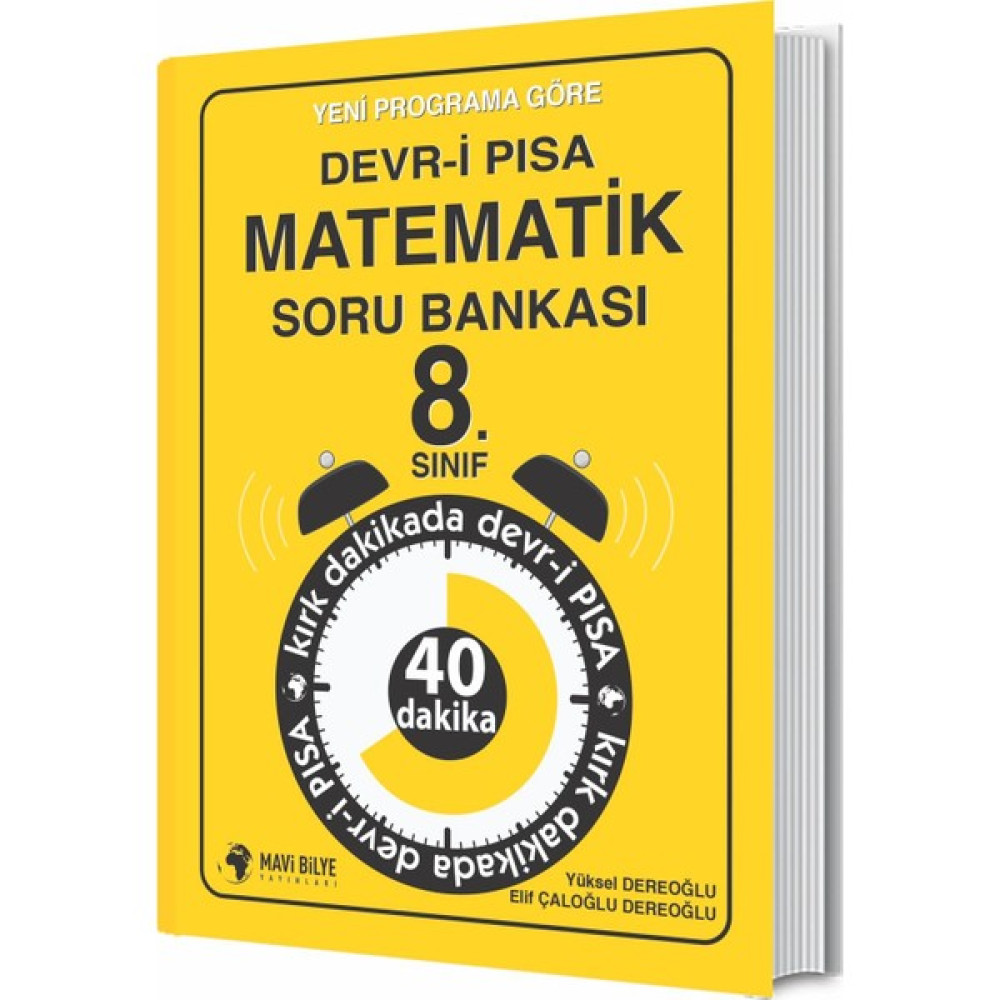 Mavi Bilye Yayınları Yeni Programa Göre Devr-İ Pısa Matematik Soru Bankası Ders Sınav Kitapları Fiyatı