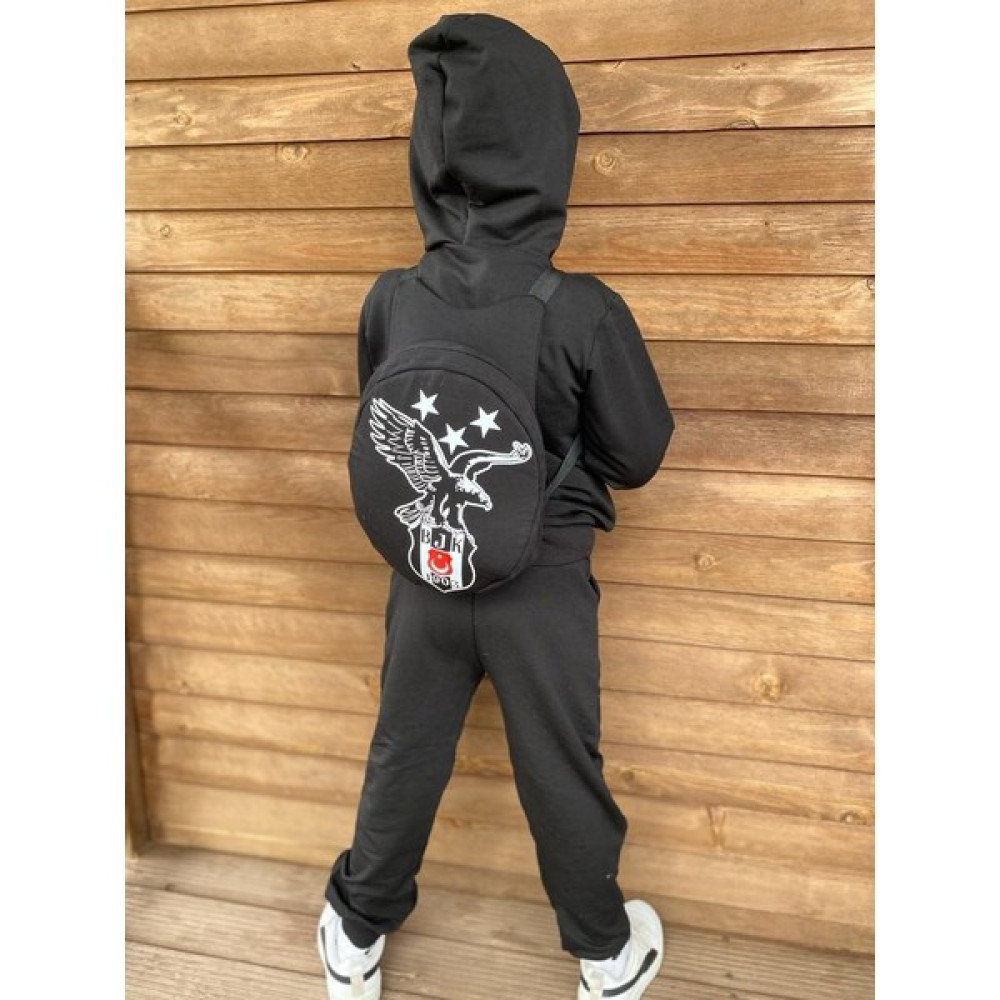 Mavi Boncuk Kids Çocuk Taraftar Beşiktaş Eşofman Takımı Çantalı Erkek Giyim Fiyatı