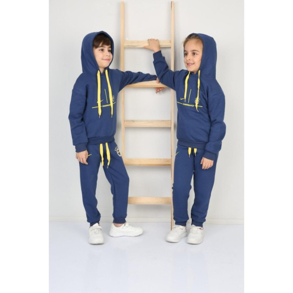 Mavi Boncuk Kids Çocuk Taraftar Fenerbahçe Lacivert Eşofman Takımı Erkek Çocuk Giyim Takımı Fiyatı