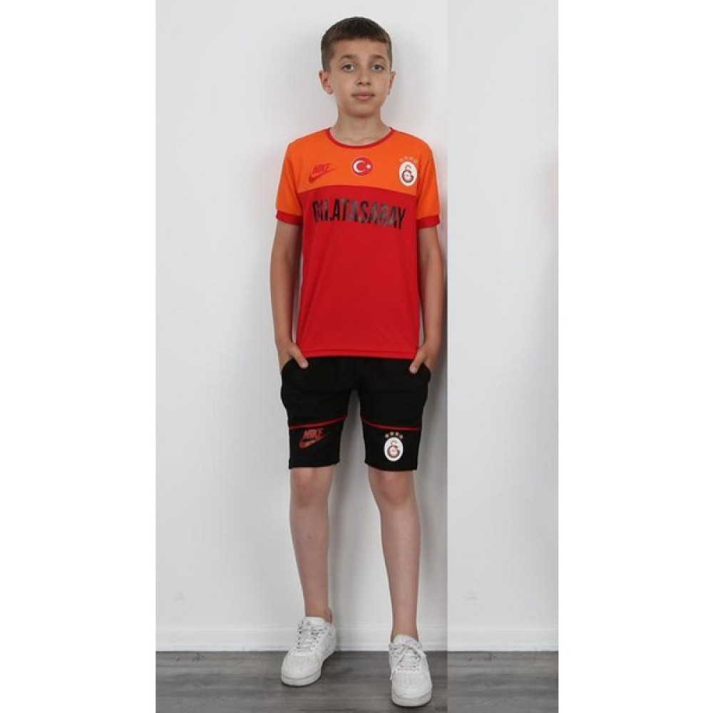 Mavi Boncuk Kids Galatasaray Şortlu Taraftar Takım Erkek Çocuk Giyim Takımı Fiyatı