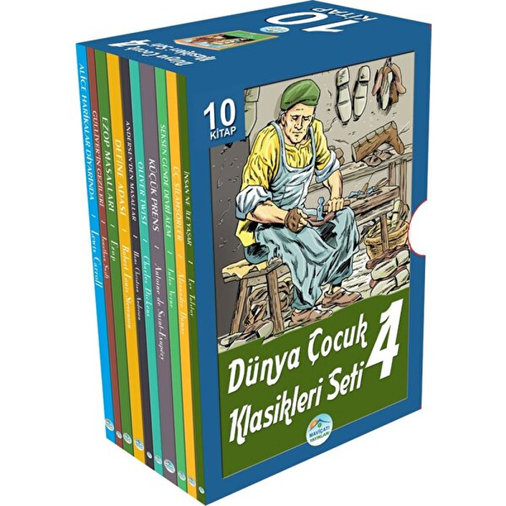 Mavi Çatı Yayınları Dünya Çocuk Klasikleri 10 Kitap Seti-4 Çocuk Öykü Fiyatı