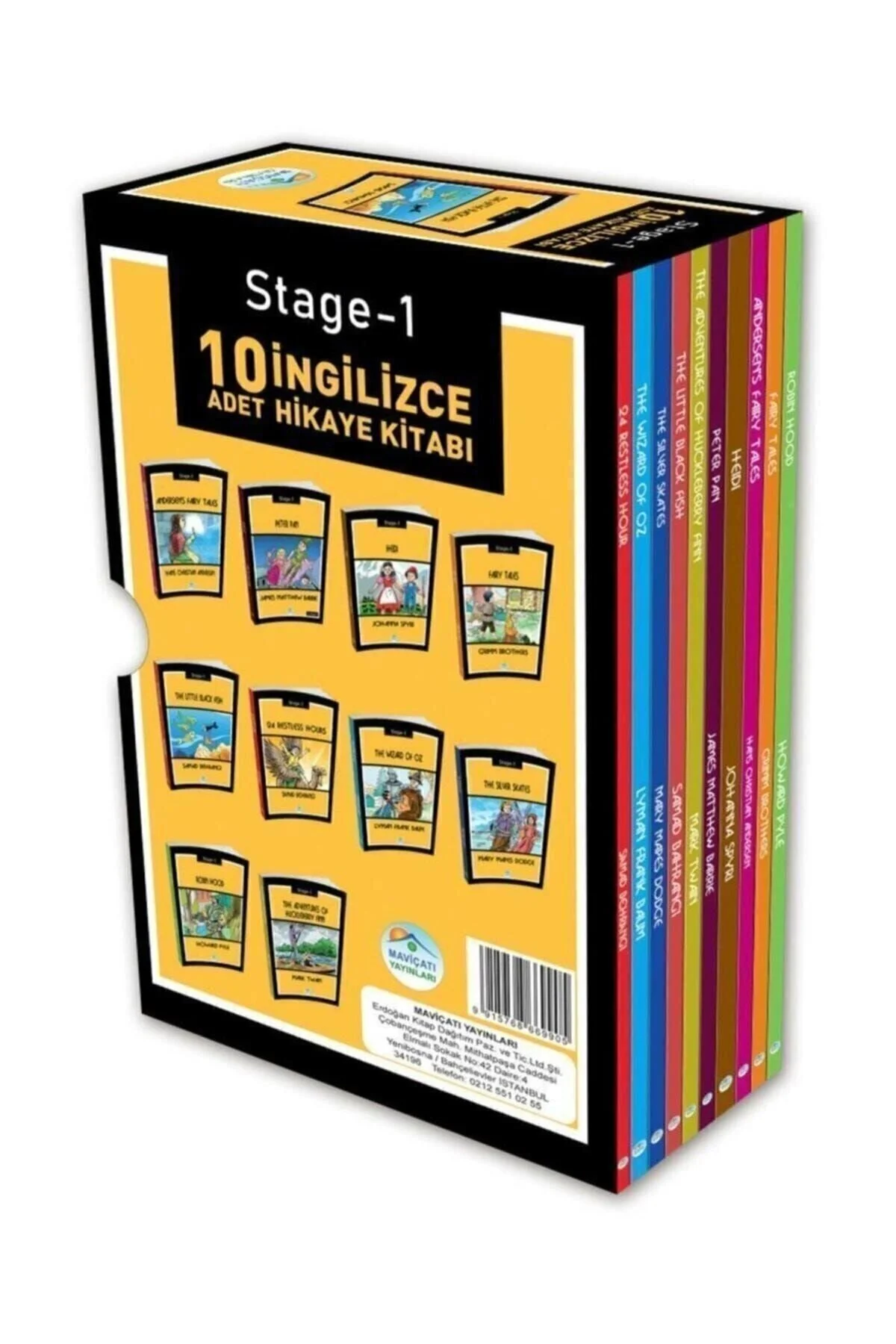 Mavi Çatı Yayınları Stage-1 Ingilizce Hikaye Seti 10 Kitap Maviçatı Yayınları" Yabancı Dil Roman ve Öyküler Fiyatı