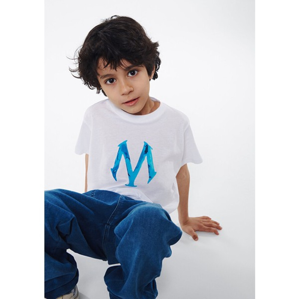 Mavi Çocuk Mavi Logo Baskılı Beyaz Tişört 6610063-620 Erkek Çocuk T-shirt Fiyatı