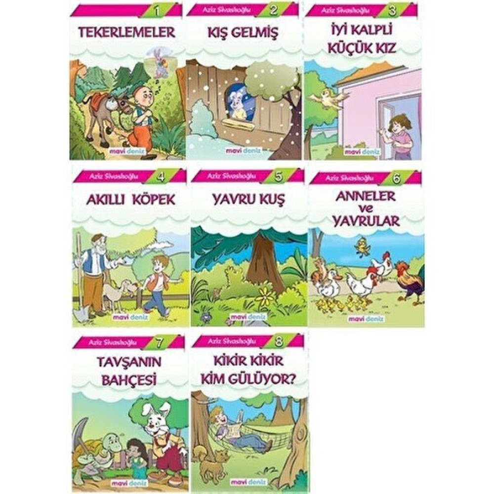 Mavi Deniz 1 Hikaye Aziz Sivaslıoğlu 9 Kitap Çocuk Öykü Fiyatı
