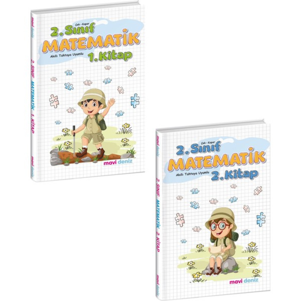 Mavi Deniz Yayınları 2. Sınıf Matematik 1. Kitap ve 2. Kitap Seti 2 Kitap 2023 Kaynak Kitapları Fiyatı