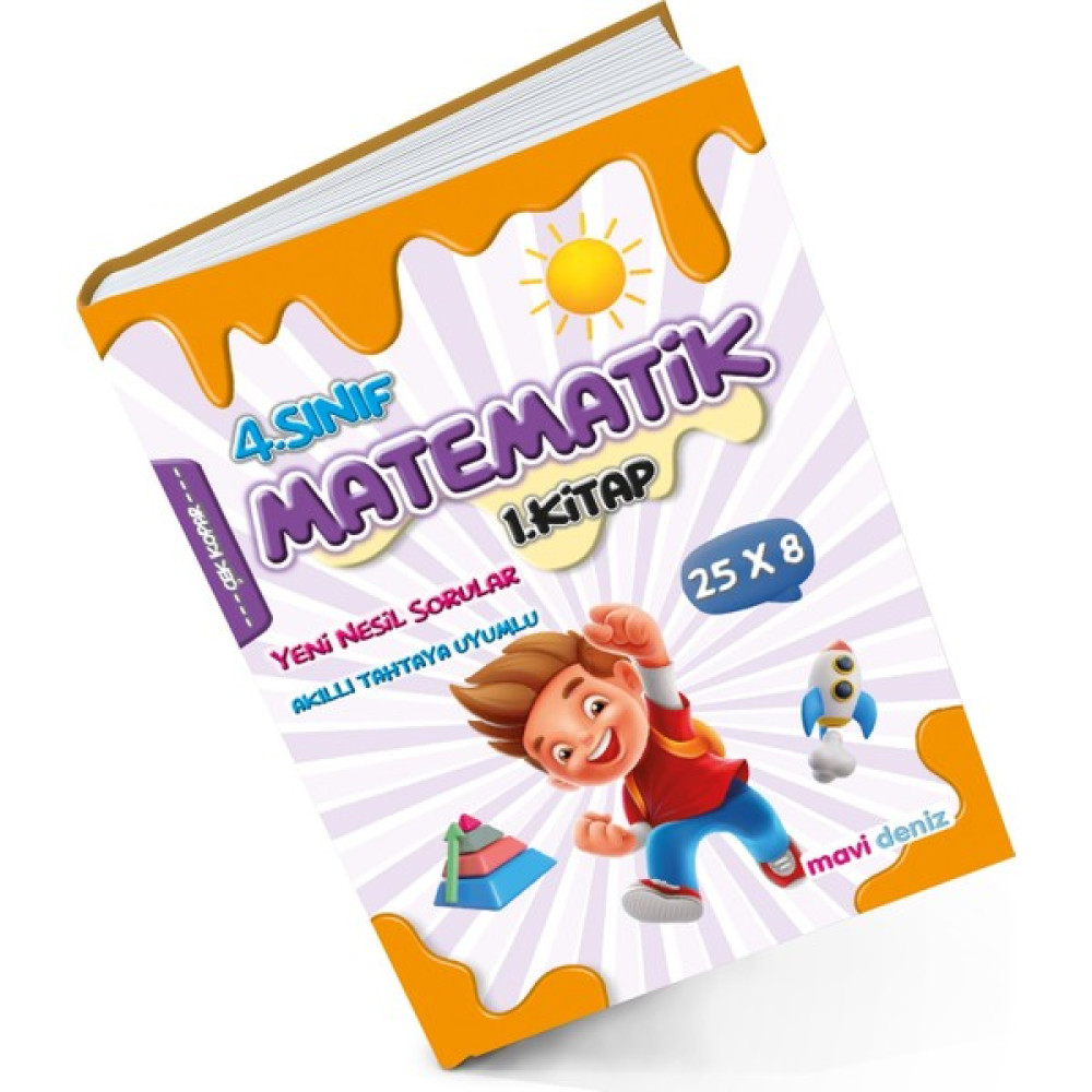 Mavi Deniz Yayınları 2024 4. Sınıf Matematik 1. Kitap Yeni Nesil Sorular Kaynak Kitapları Fiyatı