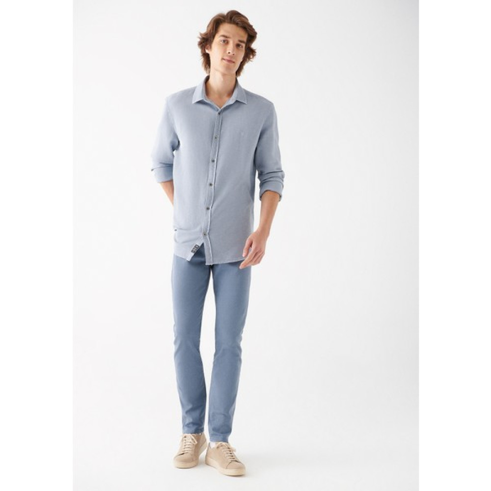 Mavi Erkek Jake Mavi Gri Gabardin Pantolon 0042282443 Erkek Jeans / Kot Pantolon Fiyatı