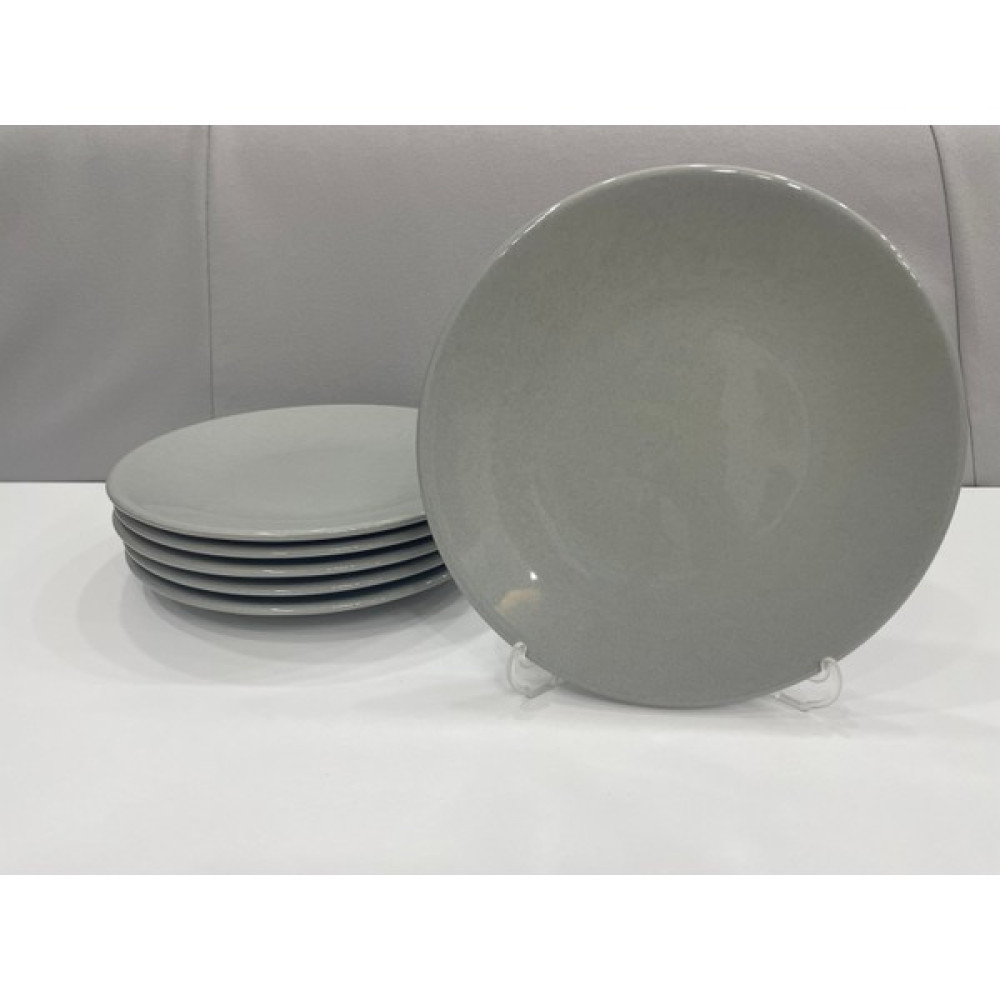 Mavi Home 22 cm Gri Seramik Tatlı-Pasta Tabağı 6 Lı Mutfak Gereçleri Fiyatı
