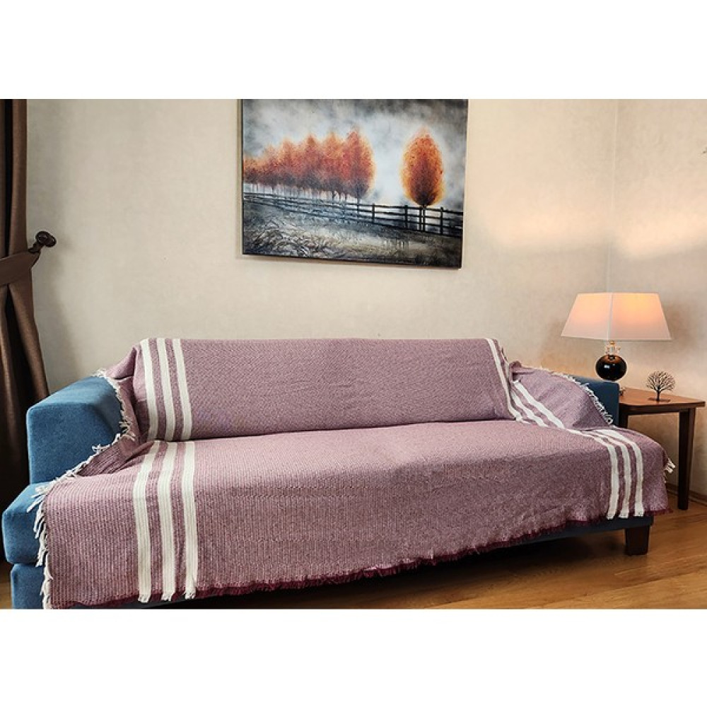 Mavi Ihlamur Koltuk/çek-Yat Örtüsü, Koltuk Şalı 170 x 210 Bordo - 170 x 210 cm Koltuk & Kanepe Örtüsü Fiyatı