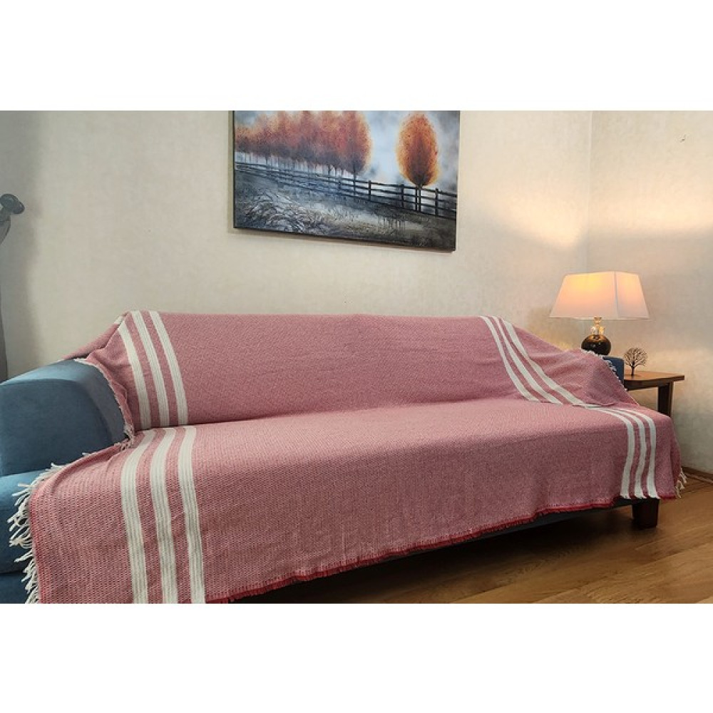 Mavi Ihlamur Koltuk/çek-Yat Örtüsü, Koltuk Şalı 170 x 210 Kırmızı - 170 x 210 cm Koltuk & Kanepe Örtüsü Fiyatı