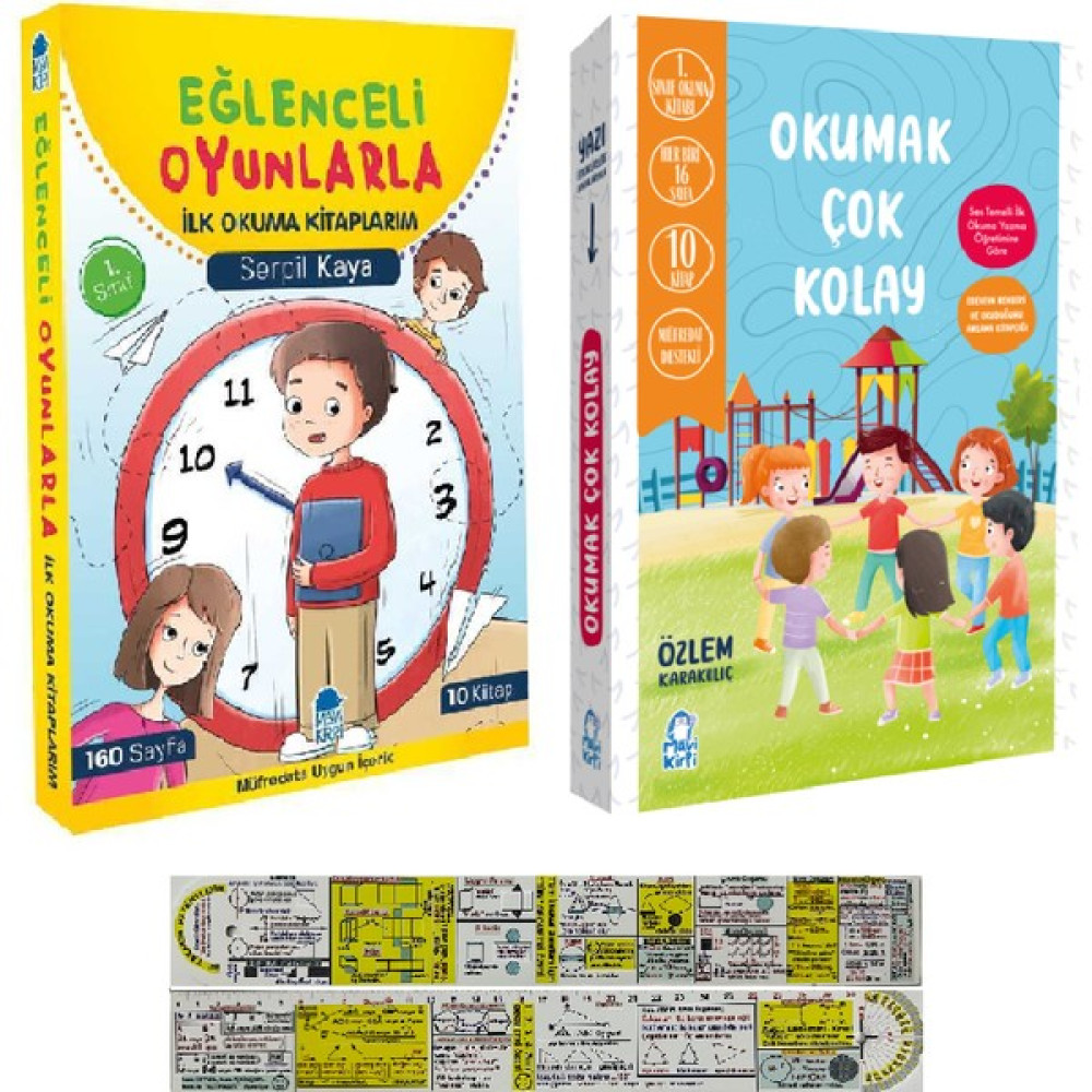 Mavi Kirpi Yayınları Eğlenceli Oyunlarla İlk Okuma Kitaplarım Seti – Okumak Çok Kolay 20 Kitap 1. Sınıf Okuma Kitapları Set Çocuk Öykü Fiyatı