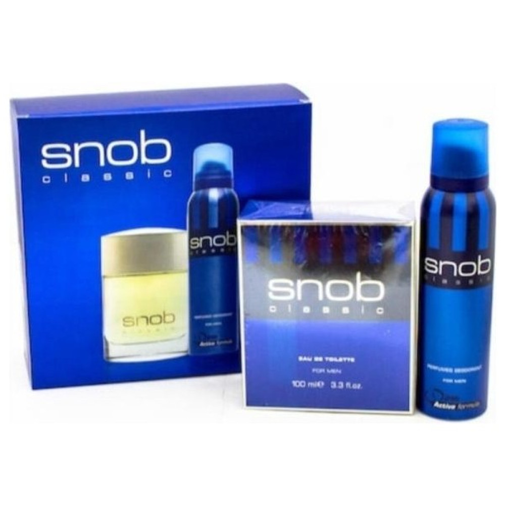 Mavi Klasik Erkek Parfüm Seti EDT 100 ml + Snop Deodorant 150 ml Erkek Parfümleri Fiyatı