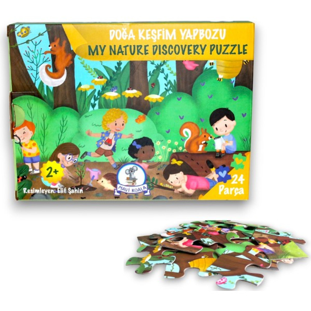 MAVİ KOALA 24 PARÇA Doğa Keşfim Yapbozu (My Nature Dıscovery Puzzle) Eğitici Oyuncak Fiyatı