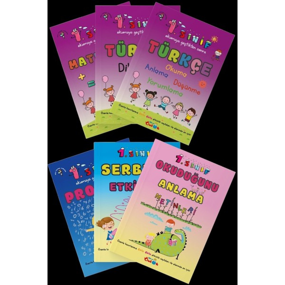 Mavi Önlük Yayınları Mavi Önlük 1. Sınıf Etkinlik Seti Set (6 Kitap) Kaynak Kitapları Fiyatı