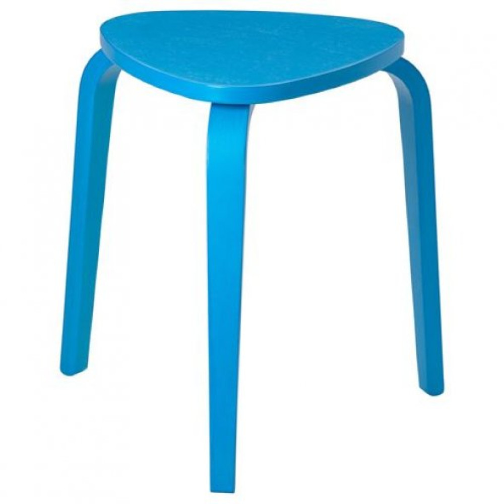 Mavi Renk Tabure 42X48x45 Cm Ikea Huş Ağacı Tabure-Sandalye Tekli Mutfak Dolabı / Mobilyası Fiyatı