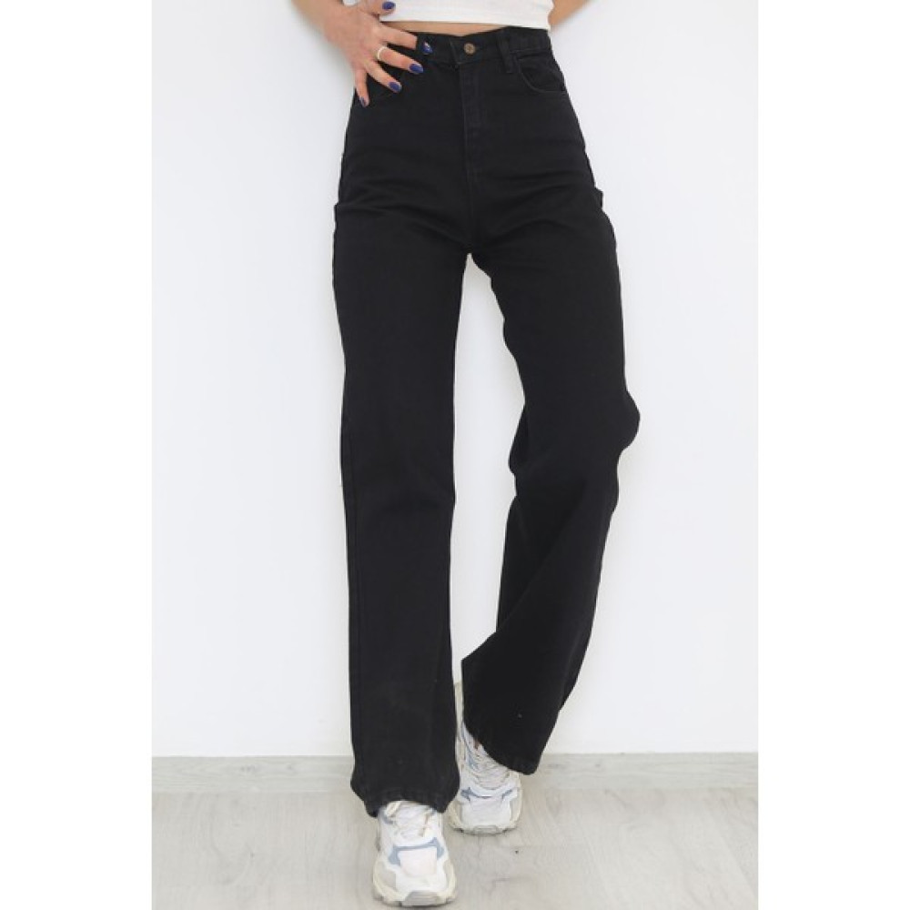 Mavi Stil Salaş Kot Pantolon Siyah - 8612.925. Bayan Jeans / Kot Pantolon Fiyatı