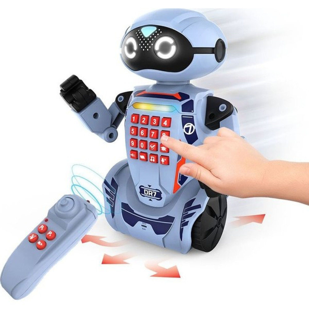 Mavi Su Dünyası Robo Dr7 Türkçe Konuşan Robot - Gri Diğer Fiyatı