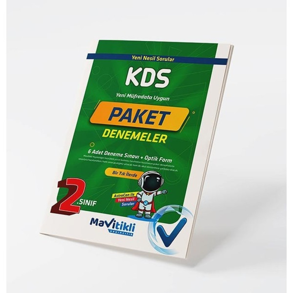 Mavi Tikli Yayıncılık 2. Sınıf Yeni Nesil Paket Deneme ( 6 Farklı Deneme ) Ders Sınav Kitapları Fiyatı
