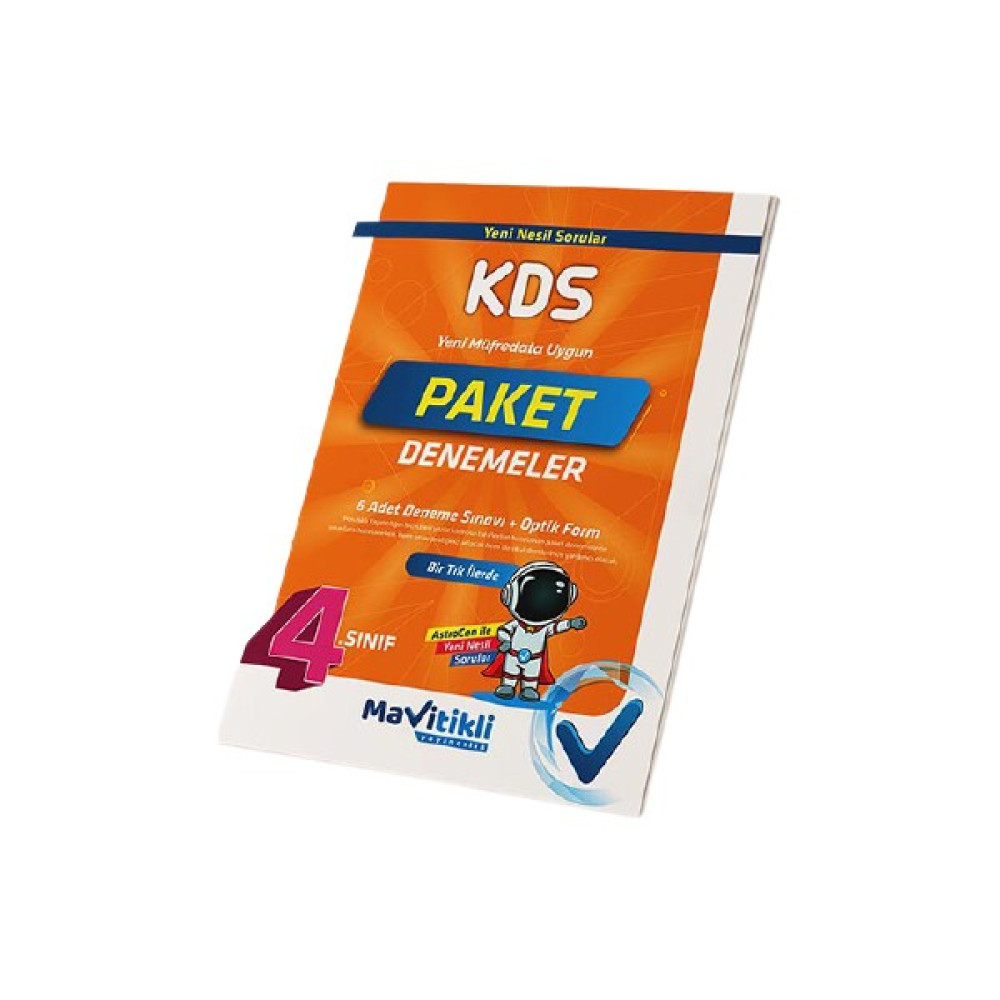 Mavi Tikli Yayıncılık 4. Sınıf Kds Paket Deneme (6 Farklı Deneme) Ders Sınav Kitapları Fiyatı