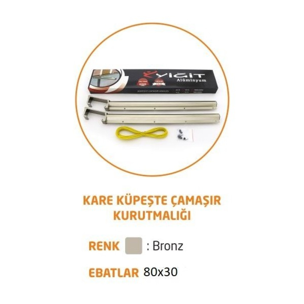 Mavi Trend Kare Küpeşte Alüminyum Balkon Çamaşır Kurutmalık 80X30 mm - 1 Adet Çamaşır Kurutma Makineleri Fiyatı