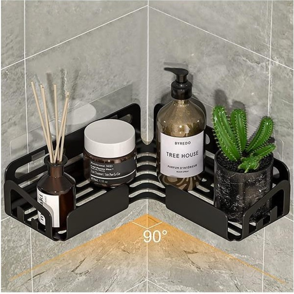 Mavi Trend Metal Banyo Köşe Duvar Rafı Şampuanlık Sabunluk 4 Kancalı Duvar Rafı Ve Askılık Banyo Rafı Fiyatı