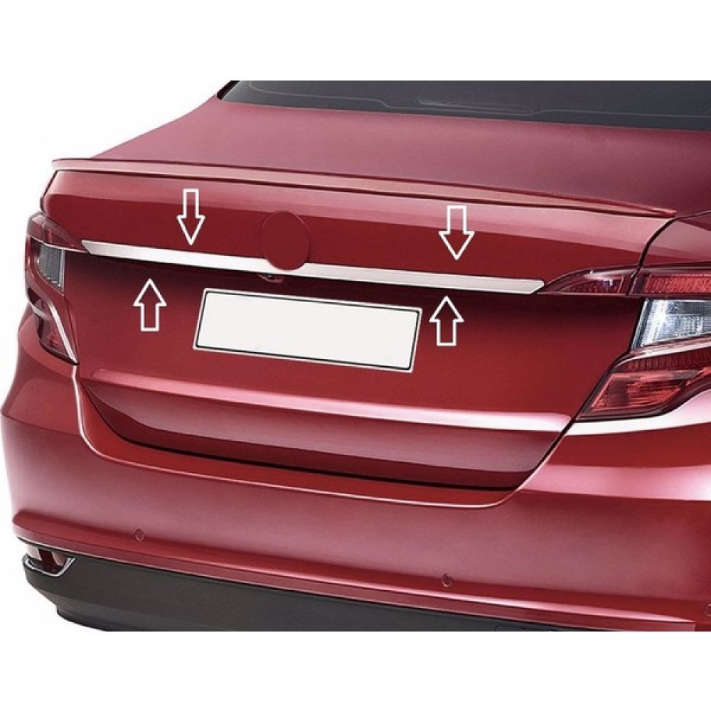 Mavi Tuning Fiat Egea Sedan Krom Bagaj Çıtası Plaka Üstü 2016 - 2021 Oto Dış Aksesuar & Yedek Parça Fiyatı