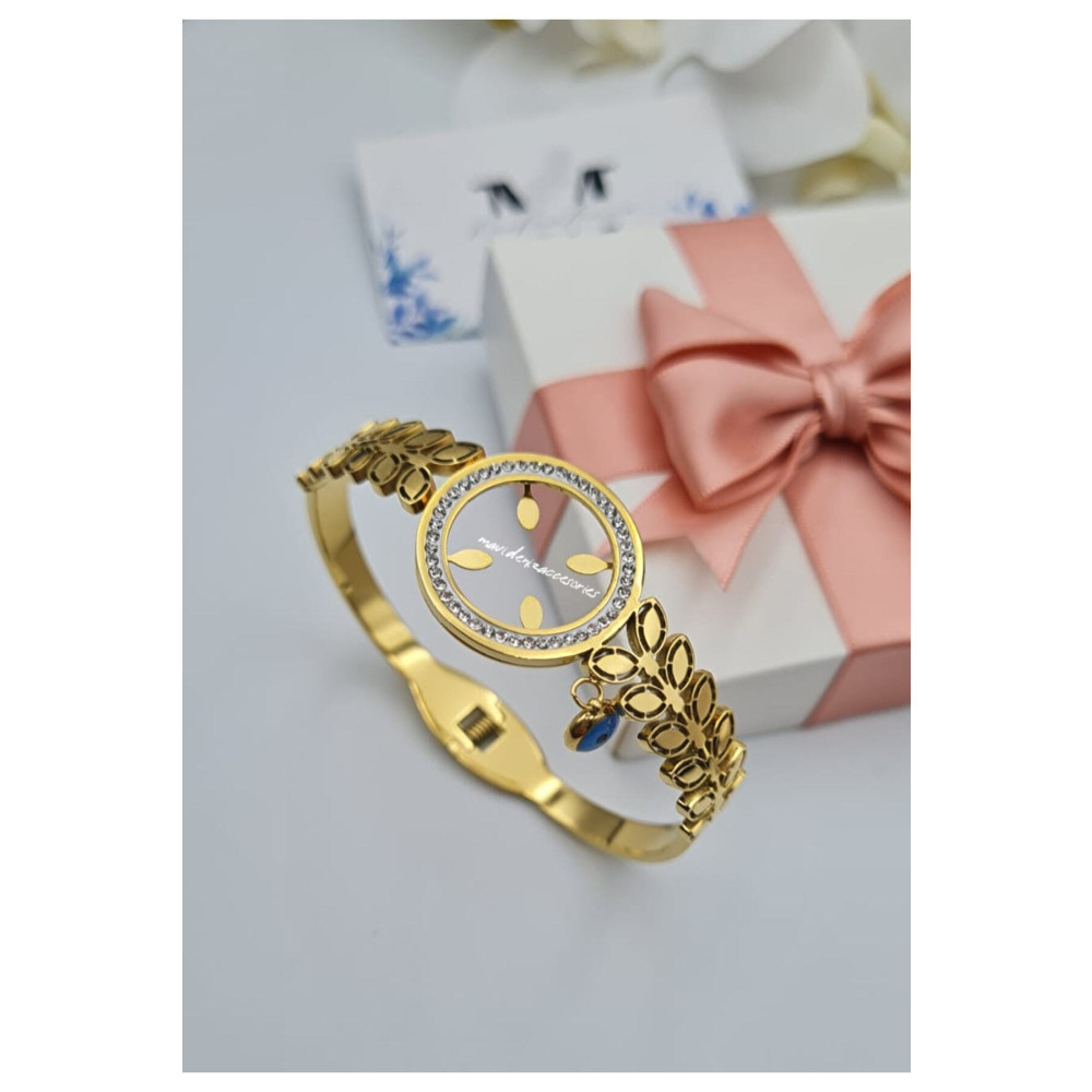 mavidenizaccesories çelik çeyrek takılan bileklik çeyrek çerçeveli kelepçe bileklik çelik 17 cm Beden Çelik Bilezik Fiyatı