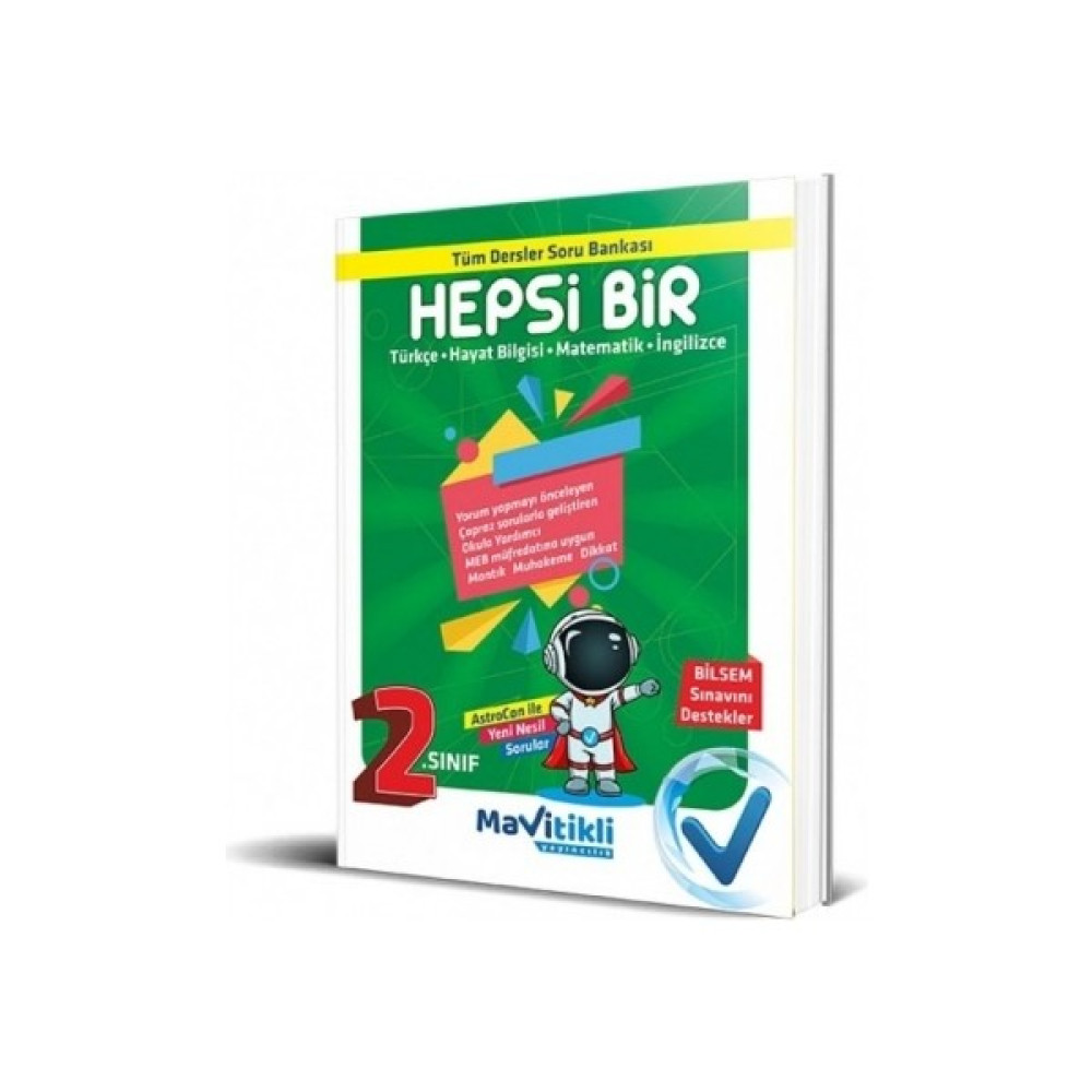 Mavitikli Yayıncılık 2.sınıf Hepsi Bir Tüm Dersler Soru Bankası Tüm Dersler Fiyatı