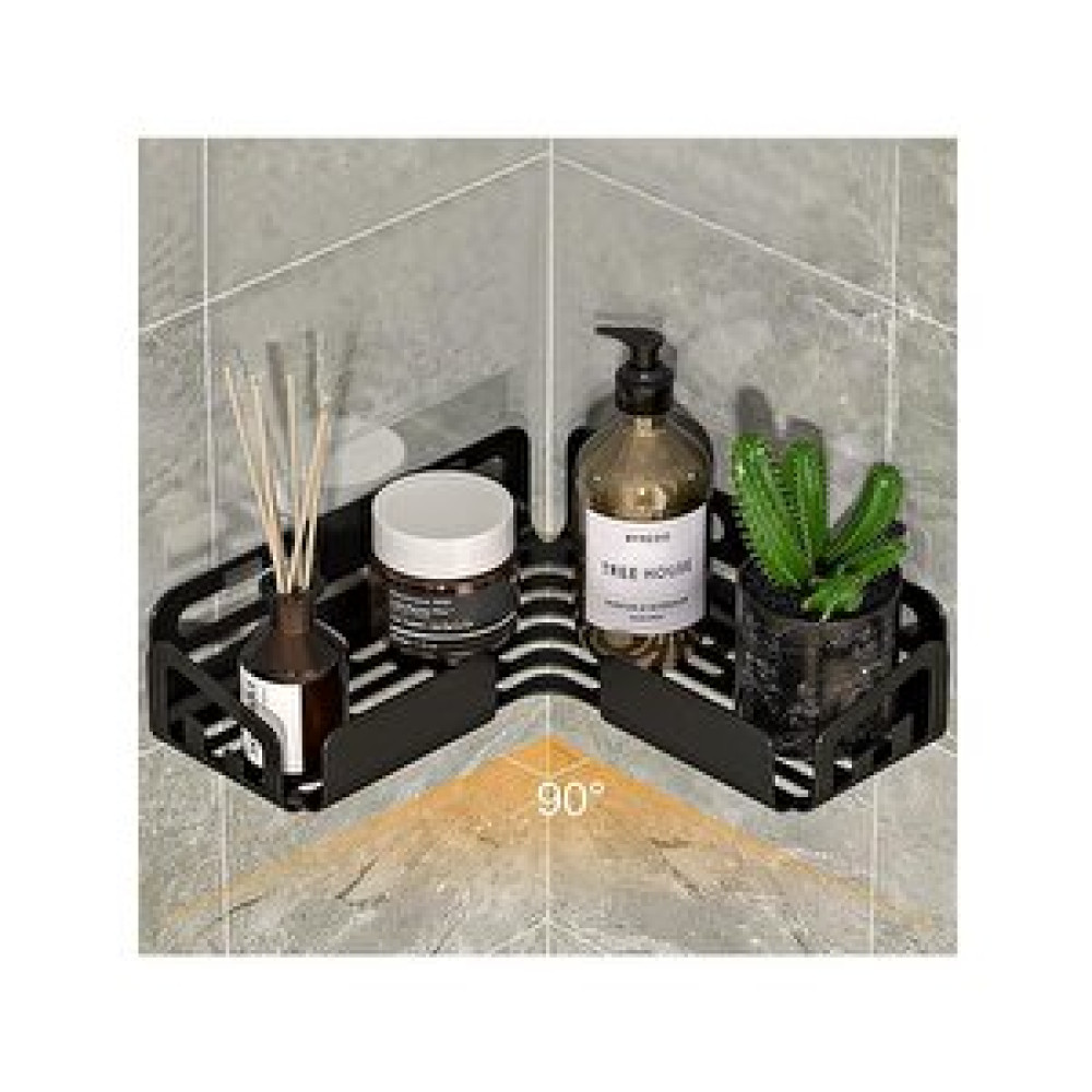 Mavitrend Metal Banyo Köşe Duvar Rafı Şampuanlık Sabunluk 4 Kancalı Duvar Rafı Ve Askılık Banyo Rafı Fiyatı