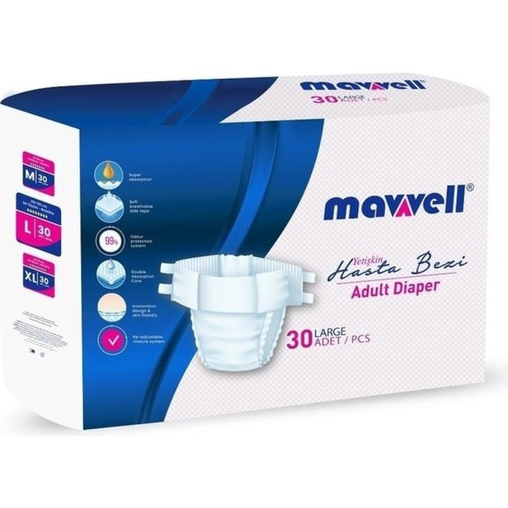 Mavvell Yetişkin Hasta Bezi ( Large ) 30 Adet Oto Boyaları Fiyatı