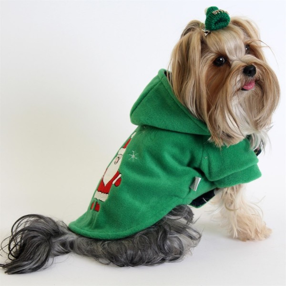 Max Design Noel Baba Nakışlı Astarlı Yeşil Pet Ceket Kedi Köpek Kıyafeti - XL Oto Boyaları Fiyatı