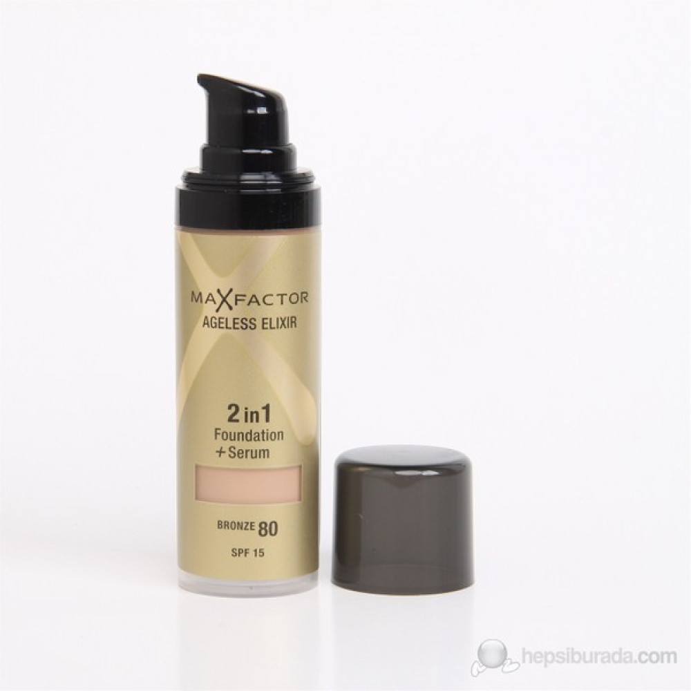 Max Factor Ageless Elixir 2'si 1 Arada Fondöten + Serum 80 Bronze Fondötenler Fiyatı
