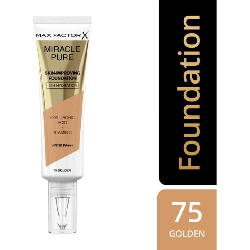 Max Factor Fondöten Miracle Pure Foundation Golden No:75 Fondötenler Fiyatı