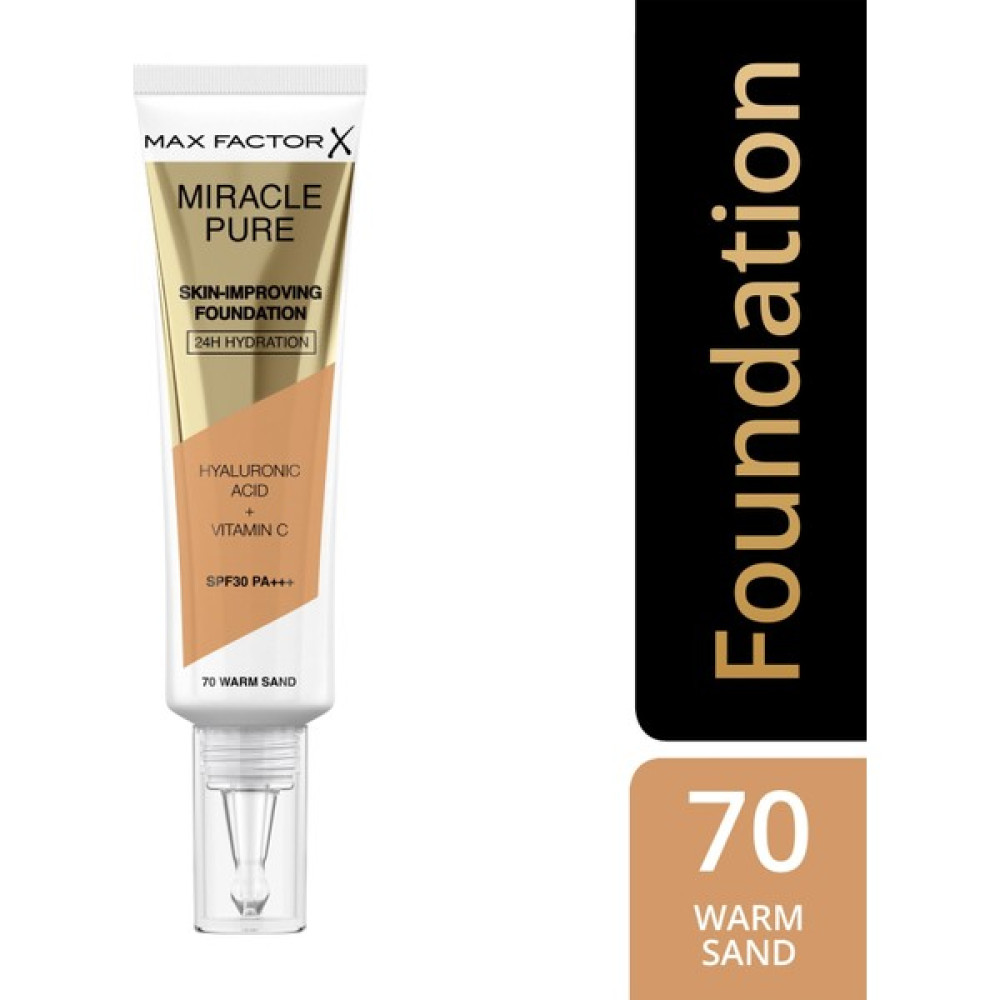 Max Factor Fondöten Miracle Pure Foundation Warm Sand No:70 Fondötenler Fiyatı