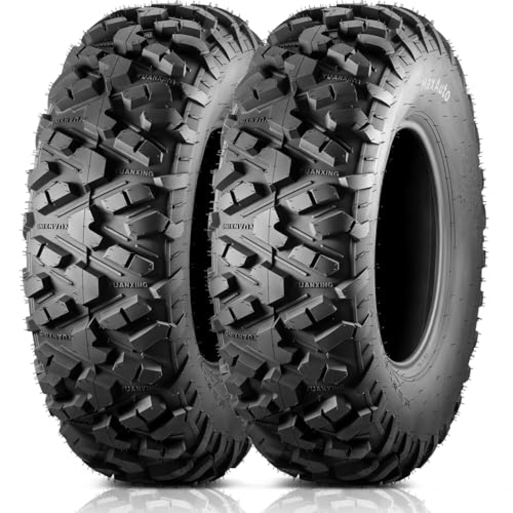 MaxAuto AT25x8-12 ATV UTV Tires, 25x8x12 All Terrain ATV Tires for All Trail Tire, 25 8 12 Mud Sand Off-Road Tire 205/80-12, 6PR Tubeless, 2 Pack Tires Fiyatı