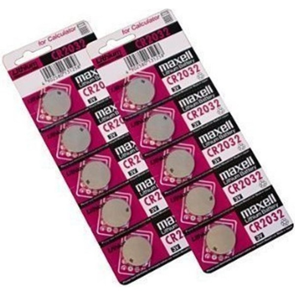 Maxell 2 x Maxell CR2032 2032 Düğme Pil Toplam 10 Adet - 10'lu Diğer Fiyatı