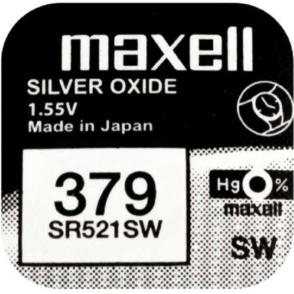 Maxell 379 SR521SW 1.55V Saat Pili 1 Adet - Tekli Diğer Fiyatı