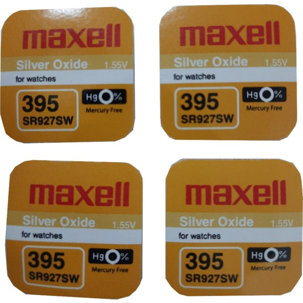 Maxell 395 SR927SW 1.55V Saat Pili 4'lü Piller & Şarj Cihazları Fiyatı