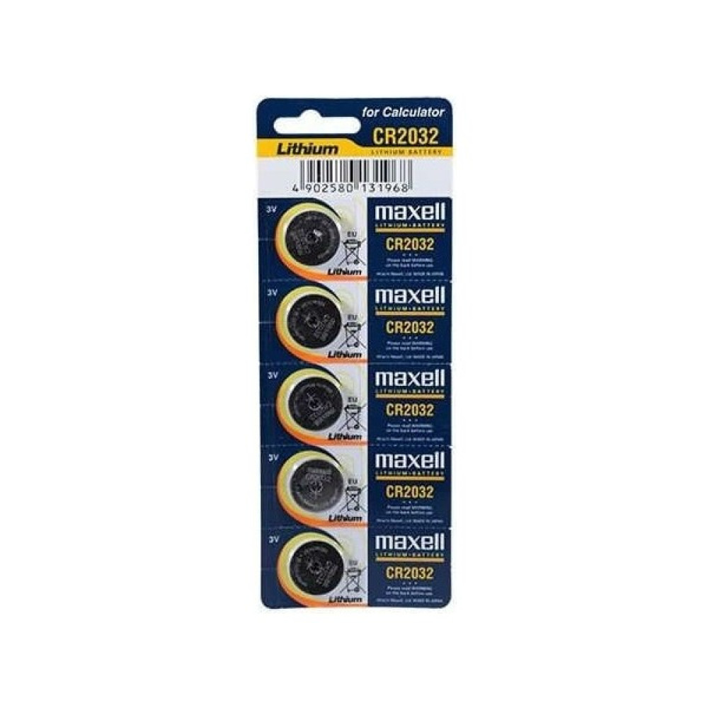 Maxell Cr 2032 3V Lityum Para Pili 5'li Saat Pili Düğme Pil Yeni Tarihli - Turkuaz Oto Boyaları Fiyatı