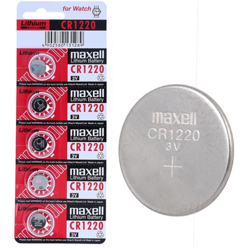 Maxell CR1220 3V Lityum Para Pil 5li Paket (4353) Diğer Fiyatı