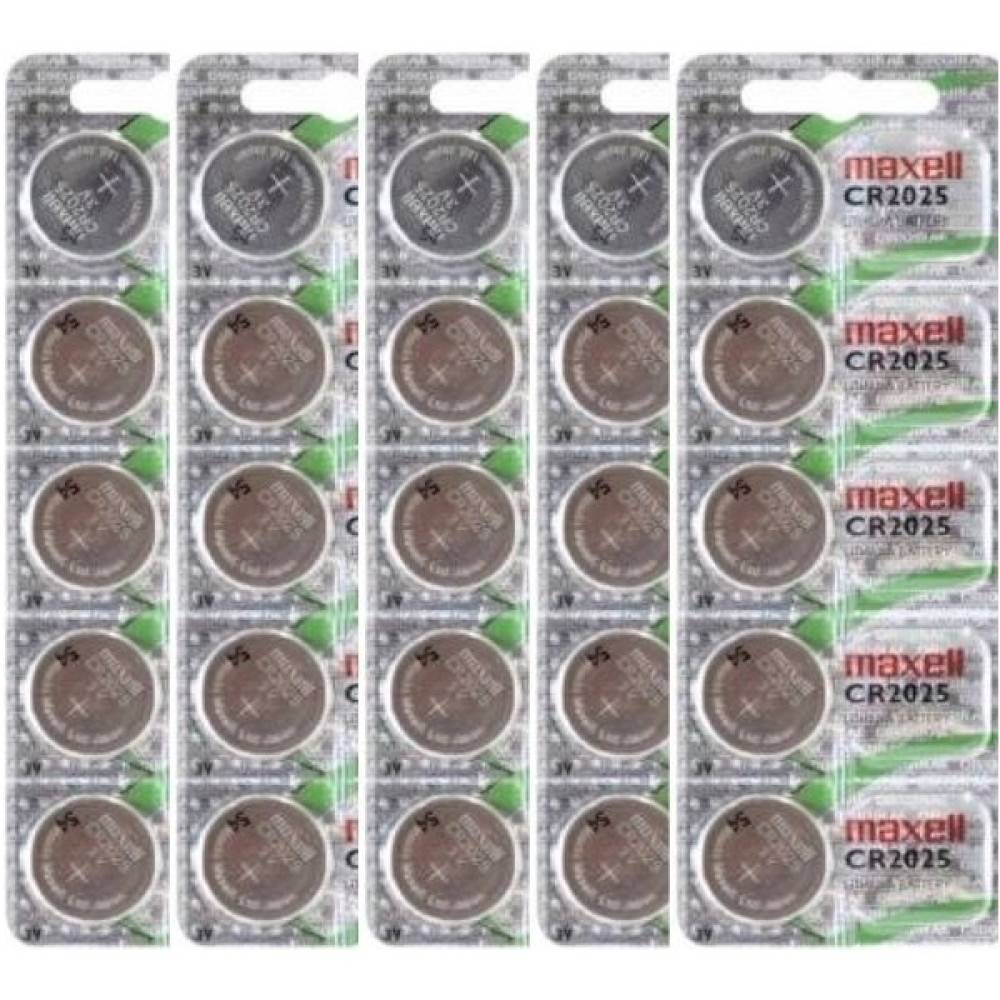 Maxell CR2025 3V Hologram 5li (25 Adet) Lityum Pil - 5' li Diğer Fiyatı