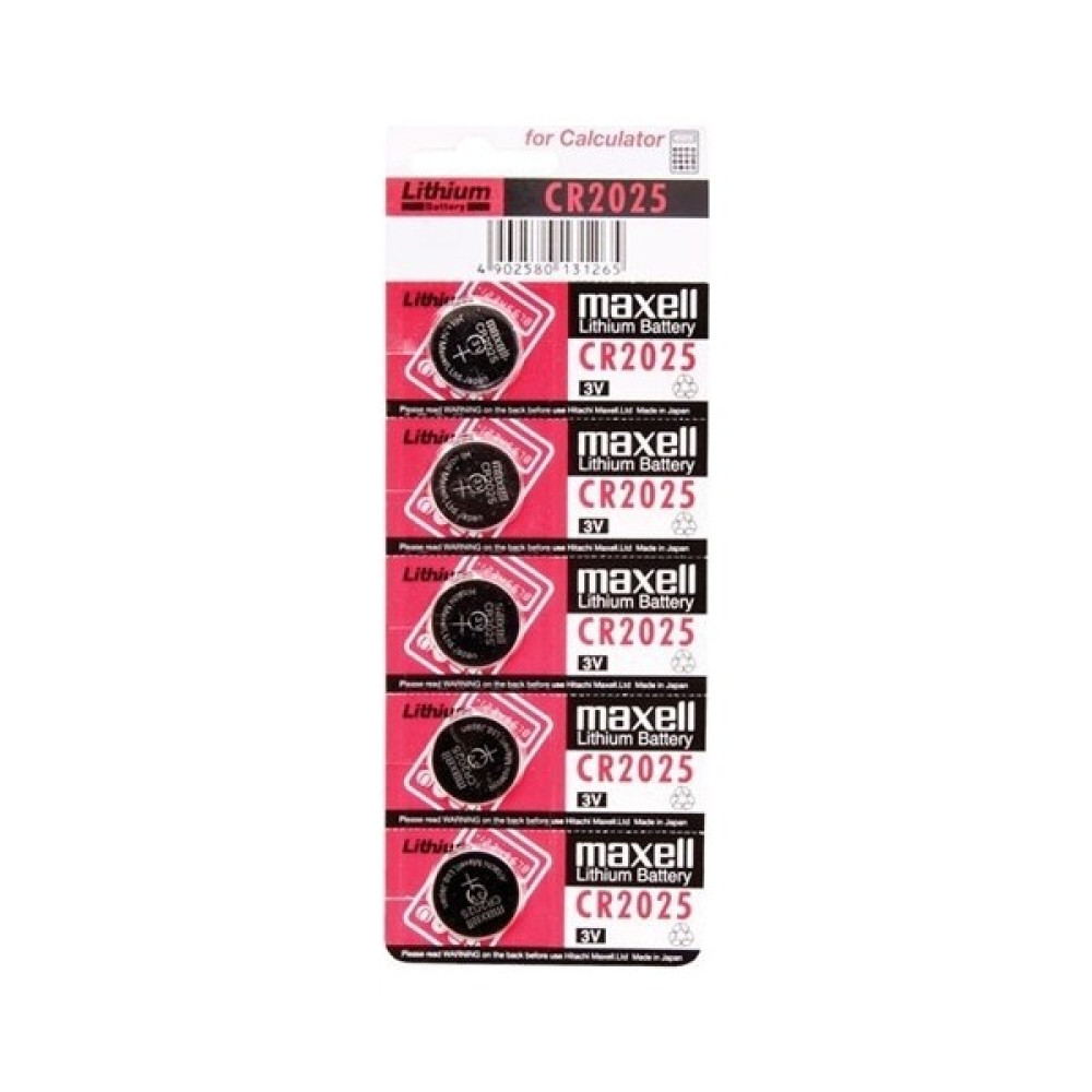 Maxell CR2025 3V Lityum Düğme Pil 5'li Paket - 5' li Oto Boyaları Fiyatı